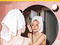 Zwarte ronde spiegel (60 cm) - afbeelding 3 van  4