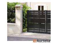 Zwarte schuifdeur stalen cazals 162 x 335 (winkelwaarde: 2.359 €)