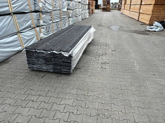 Zweeds rabat zwart gecoat 3000x195x16mm (150x) - afbeelding 2 van  3