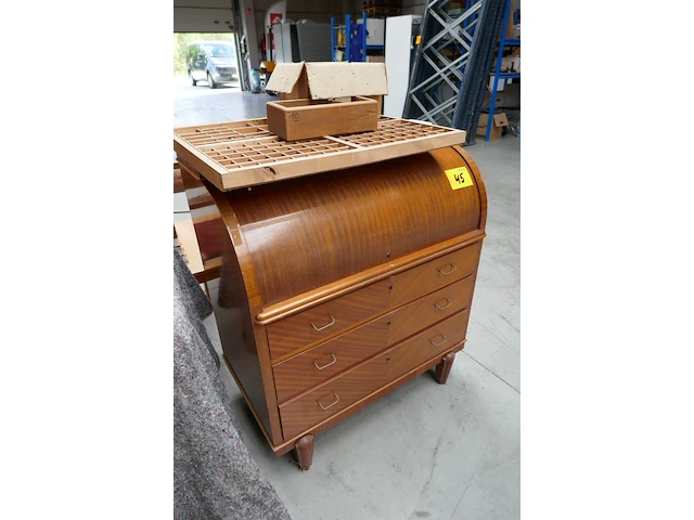 Zweedse secretaire + letterkast - afbeelding 2 van  6