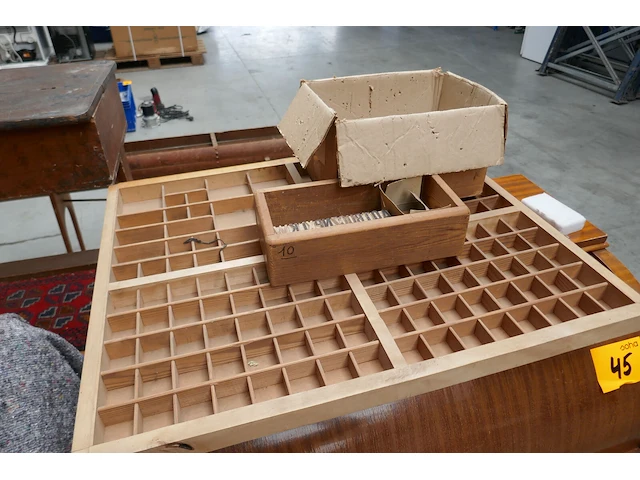 Zweedse secretaire + letterkast - afbeelding 5 van  6
