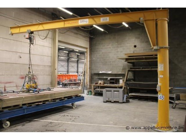 Zwenkarm/kraan konecranes m5-6, bj 2019, cap 320kg, vv bediening, keuringsattest 5/2026 - afbeelding 1 van  8