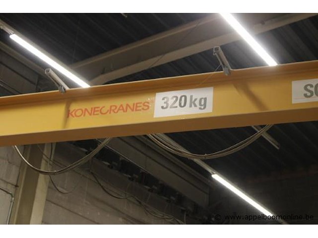 Zwenkarm/kraan konecranes m5-6, bj 2019, cap 320kg, vv bediening, keuringsattest 5/2026 - afbeelding 2 van  8