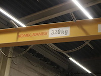 Zwenkarm/kraan konecranes m5-6, bj 2019, cap 320kg, vv bediening, keuringsattest 5/2026 - afbeelding 2 van  8