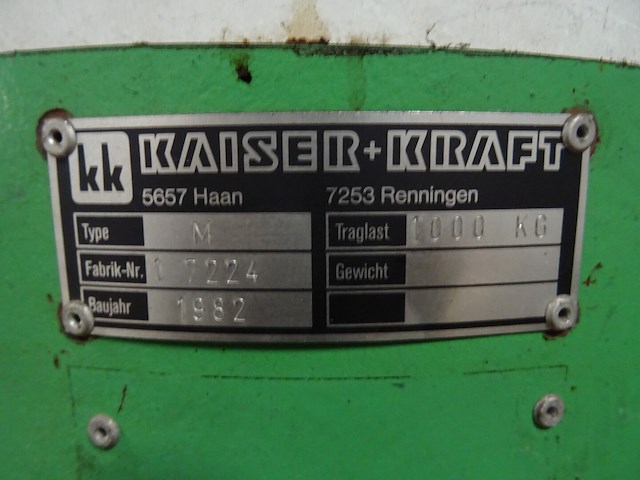 Zwenkkraan kaiser kraft - afbeelding 5 van  7