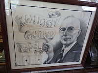 Zwijgen achter 't spel (origineel) - afbeelding 1 van  2