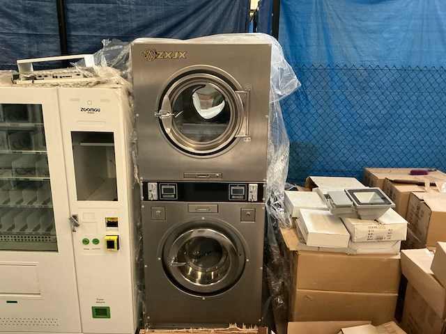 Zxjx industriële textielwasmachine en droogkast - afbeelding 1 van  8